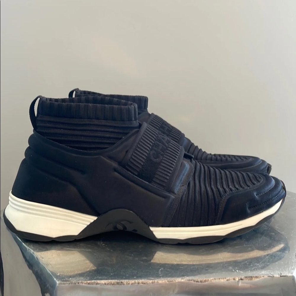 2 Chanel Knit Sock Trainers
